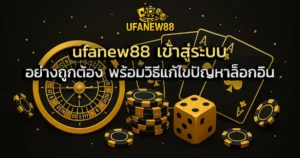 ufanew88 เข้าสู่ระบบ อย่างถูกต้อง พร้อมวิธีแก้ไขปัญหาล็อกอิน